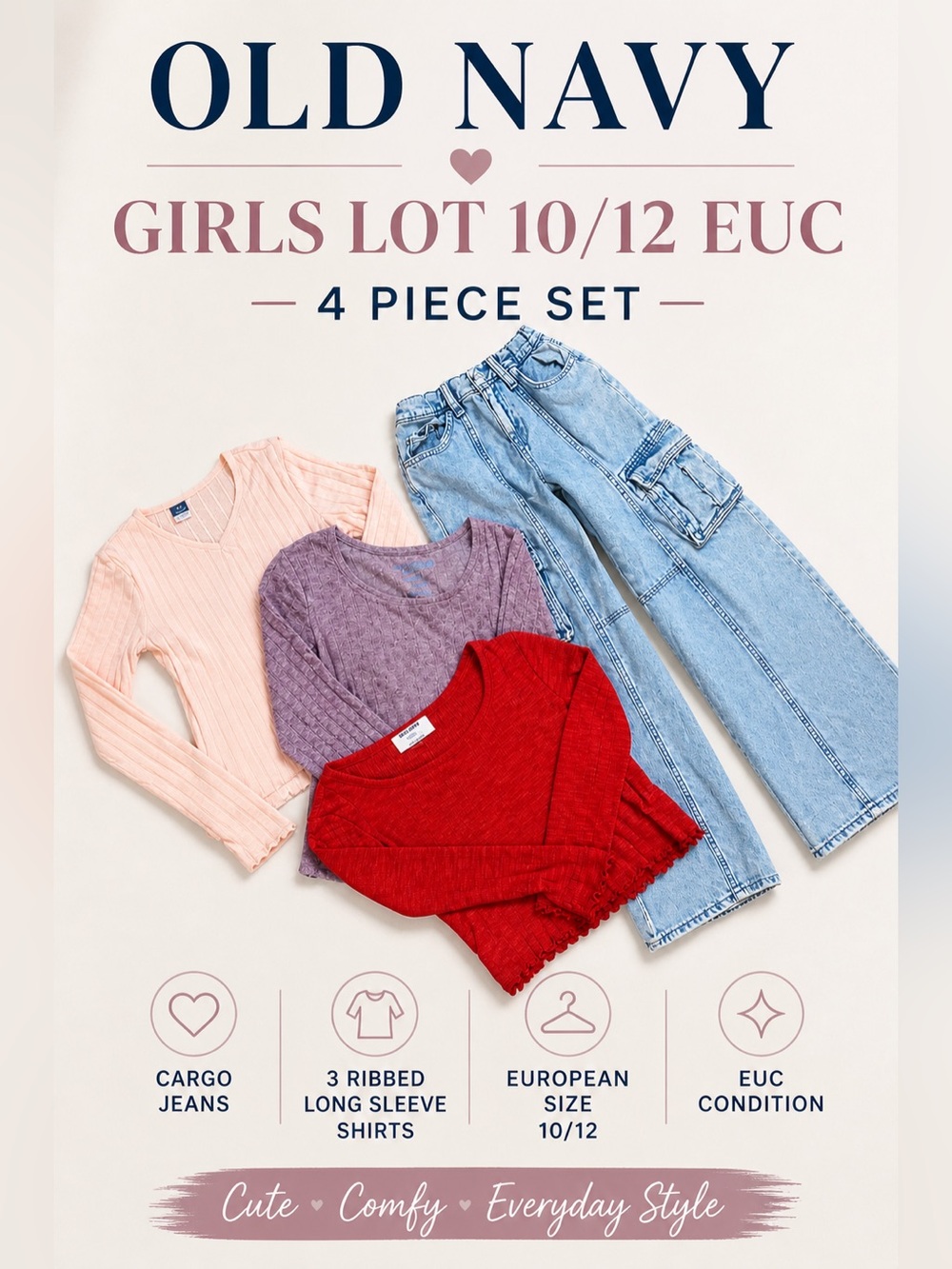 Girls size 10/12 clothing bundle in excellent used condition (EUC)